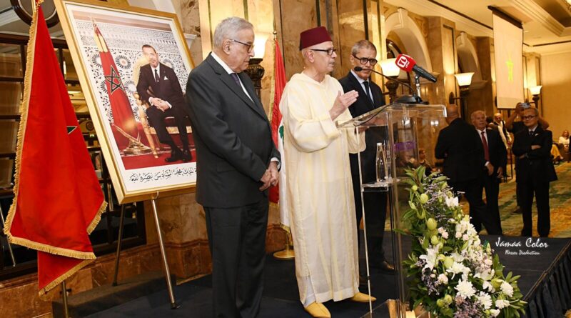 احتفال السفارة المغربية بذكرى عيد العرش المجيد في لبنان والسفير يشيد بإنجازات المملكة العظيمة